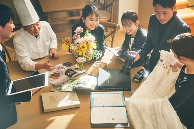 01 豊富な実績・経験でお二人をサポート